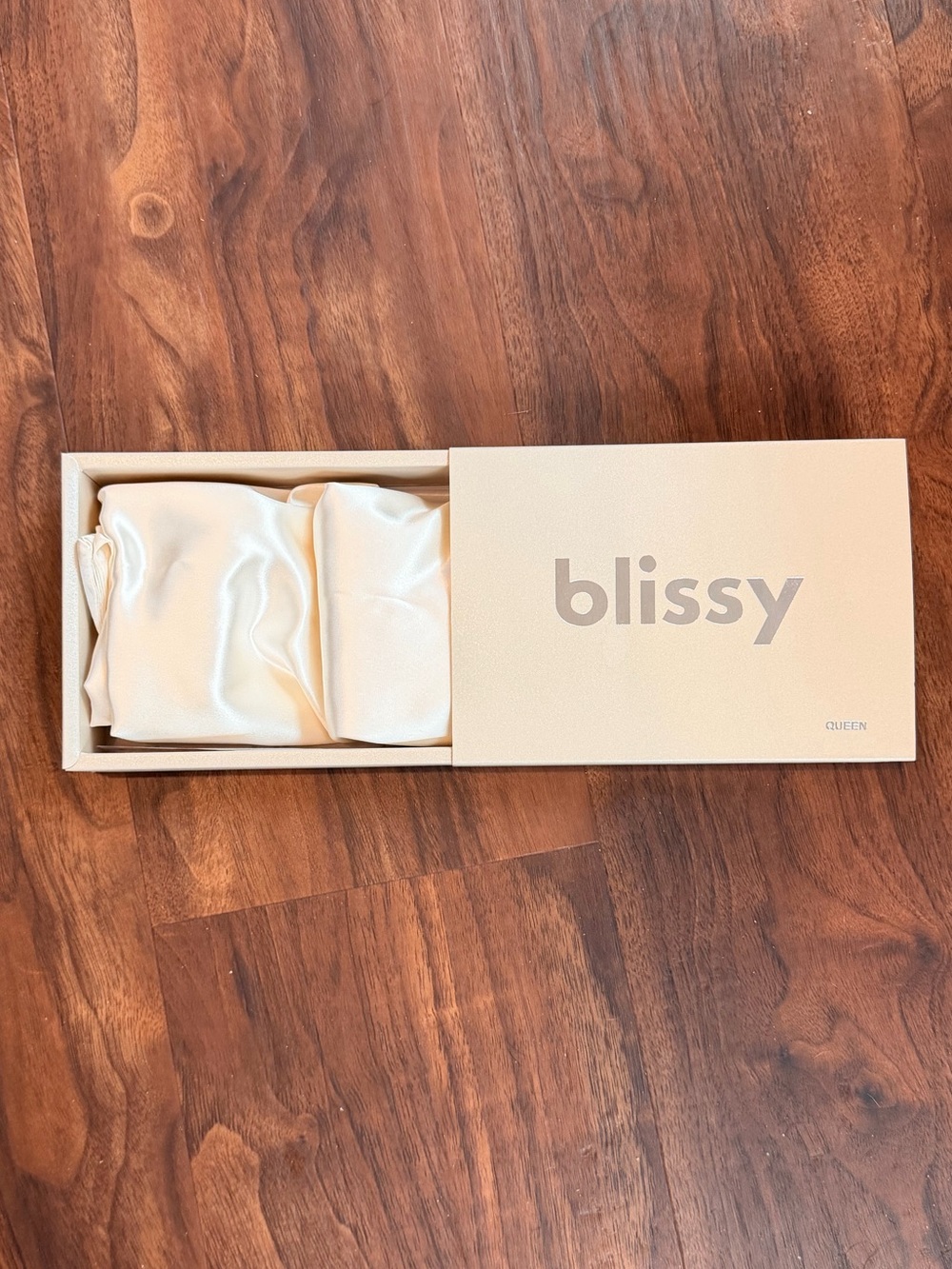 Blissy Silk Pillowcase in Ivory